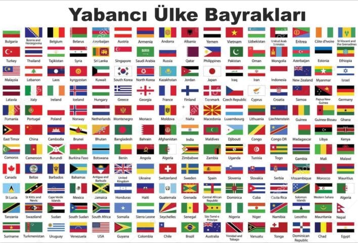 Yabancı Ülke Bayrakları